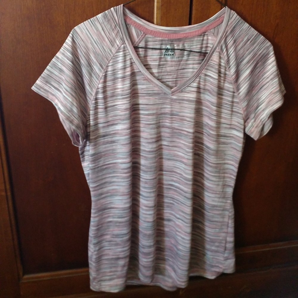 RBX women's large v-neck drytech t-shirt